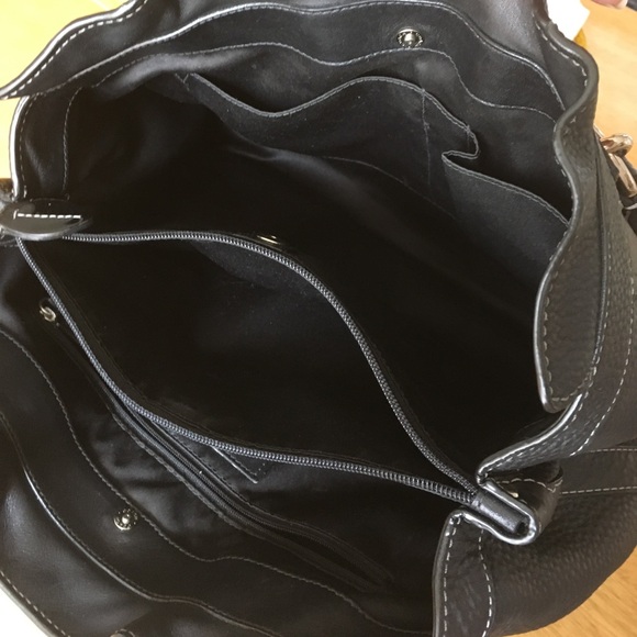 Coach black pebble leather hand bag Penelope - Picture 3 of 8